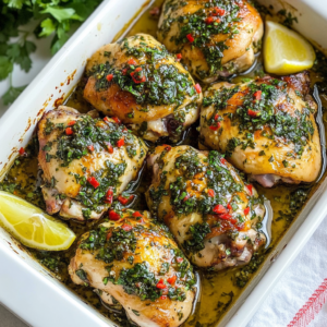 Chimichurri Chicken Thighs