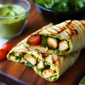 Avocado Chicken Wraps
