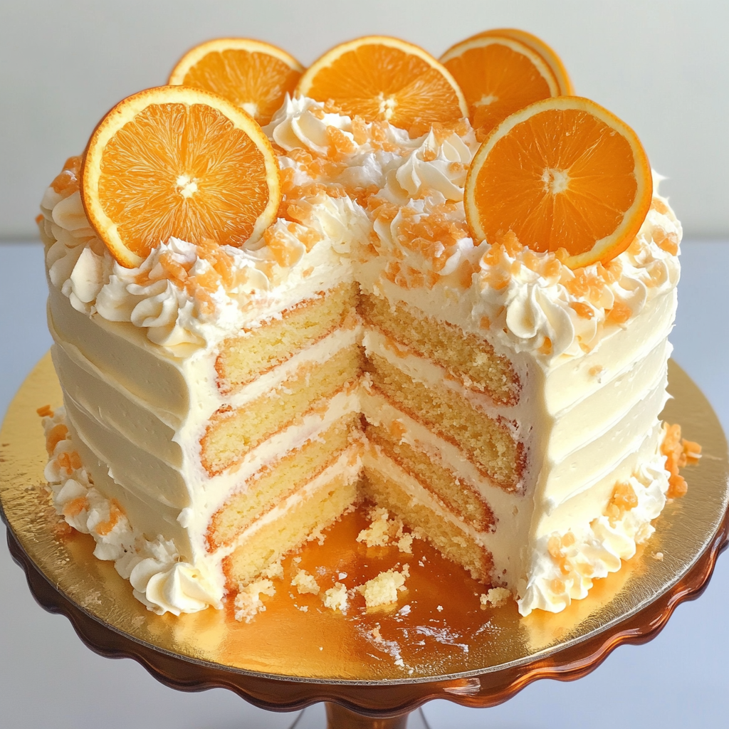 Orange Creamsicle Cake