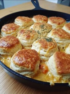 chicken biscuit pie