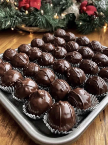 christmas peanut butter balls