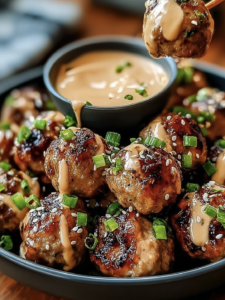 Korean BBQ Meatballs with Spicy Mayo Dip: A Flavor-Packed Beginner-Friendly Recipe