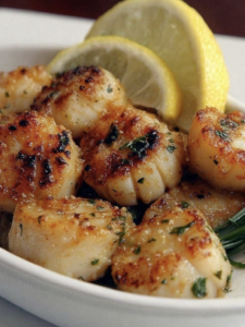 Broiled Scallops