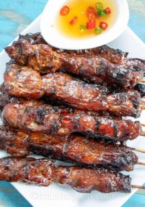 Grilled Thai Coconut Chicken Skewers