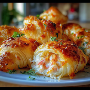 Perfect Party Crab Crescent Bites!