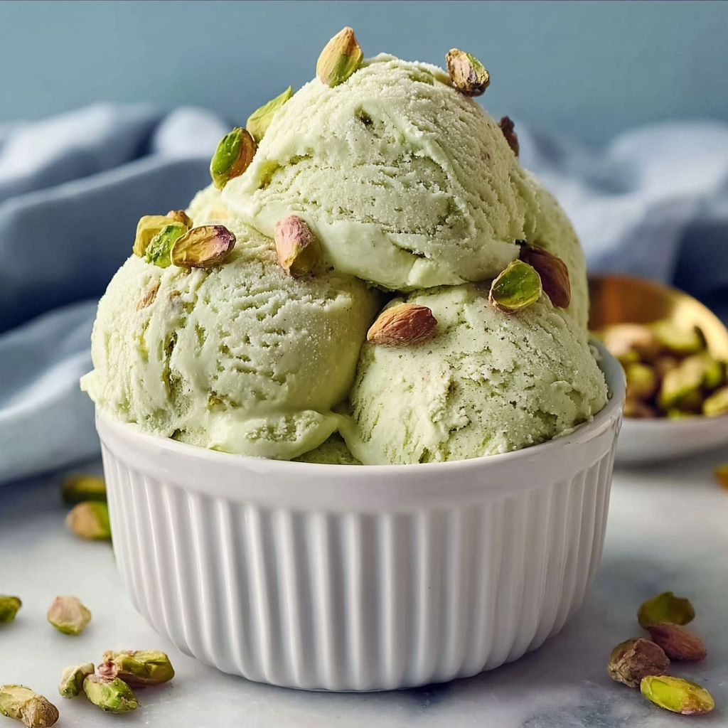 High Protein Pistachio Ice Cream