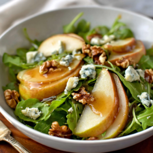 Caramelized Pear and Blue Cheese Salad