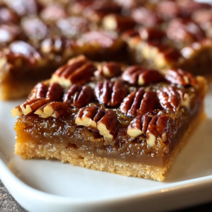 Lazy Girl Pecan Pie Bars