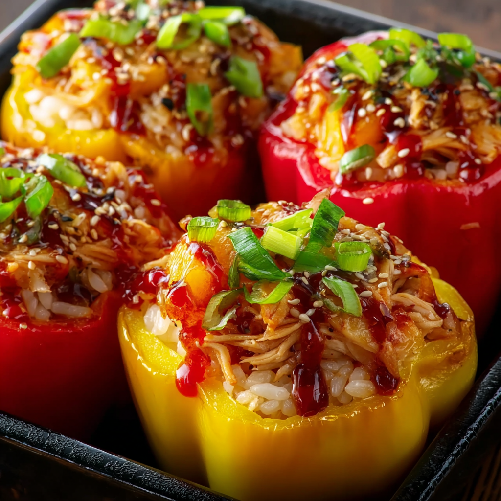 Teriyaki Pineapple Chicken Rice Stuffed Peppers: A Flavor-Packed Twist for Your Dinner Table