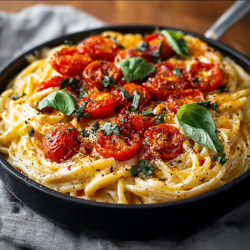 Roasted Tomato and Garlic Ricotta Pasta: A Creamy Burst of Summer Flavor