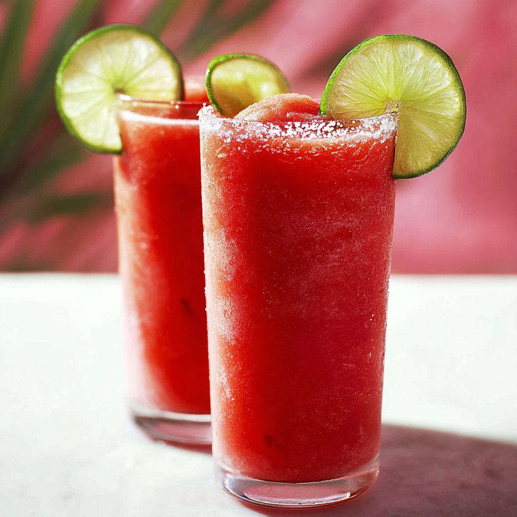 Watermelon Lime Mocktails