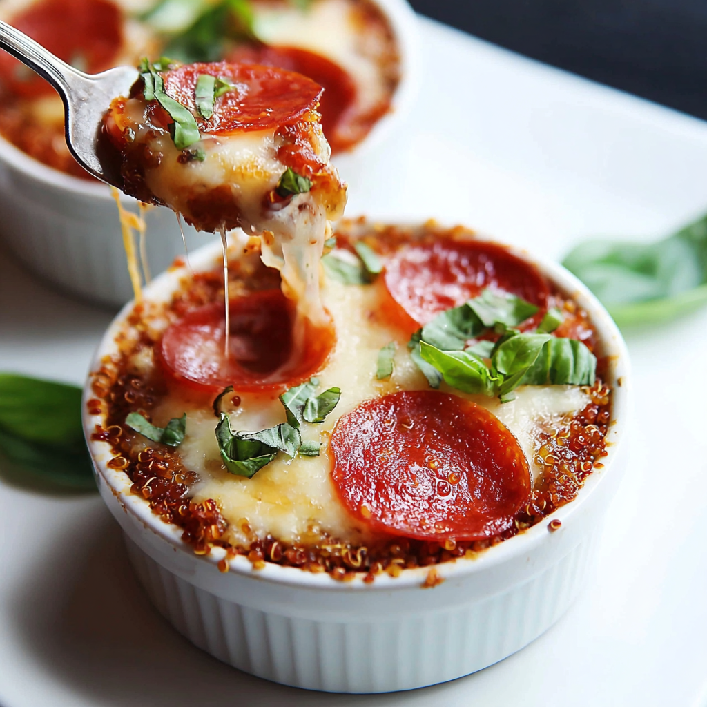 Easy Quinoa Pizza Bowls