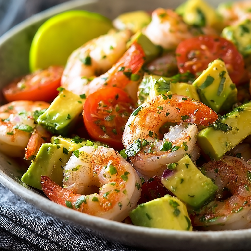 Zesty Lime Shrimp and Avocado Salad