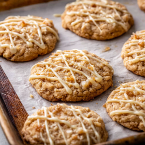 Maple-Glazed Apple Crisp Cookies