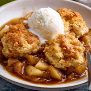 Caramel Apple Cobbler