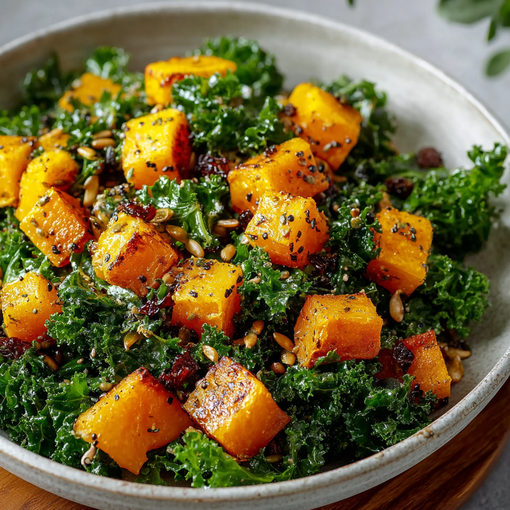 Roasted Butternut Squash & Kale Salad: An Amazing Ultimate Recipe
