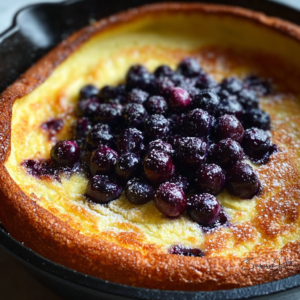 Blueberry Lemon Dutch Baby