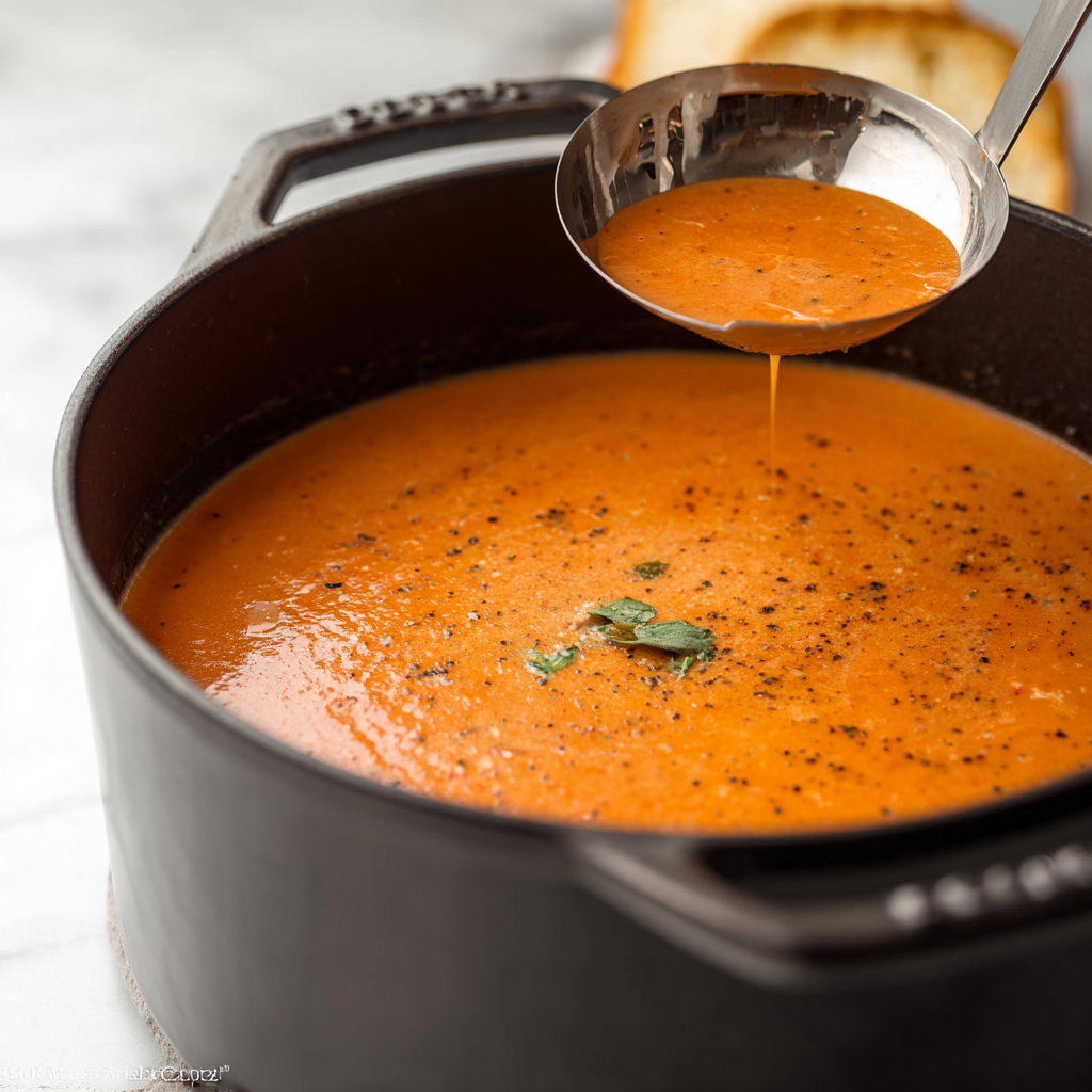 20 Minute Creamy Tomato Soup