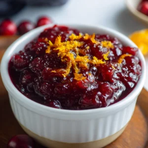 Amaretto Cranberry Sauce