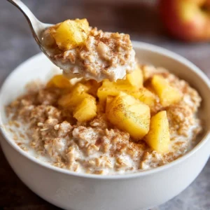 Apple Cinnamon Oatmeal (Stovetop) Recipe