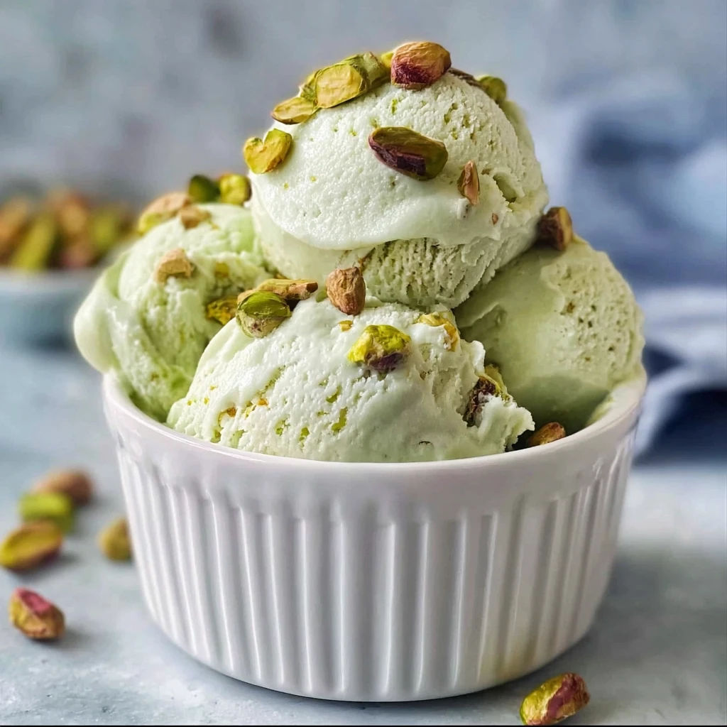 High Protein Pistachio Ice Cream