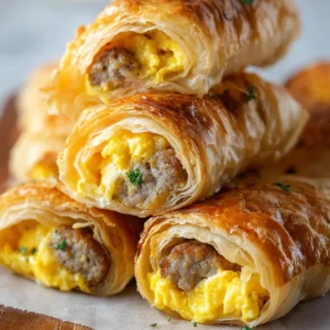 Sausage Egg & Cheese Roll-Ups