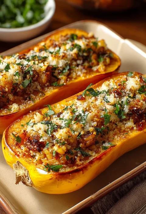 Best Stuffed Butternut Squash Gratin Recipe Easy Butternut Squash Gratin For Holidays Ultimate Butternut Squash Gratin Tut...