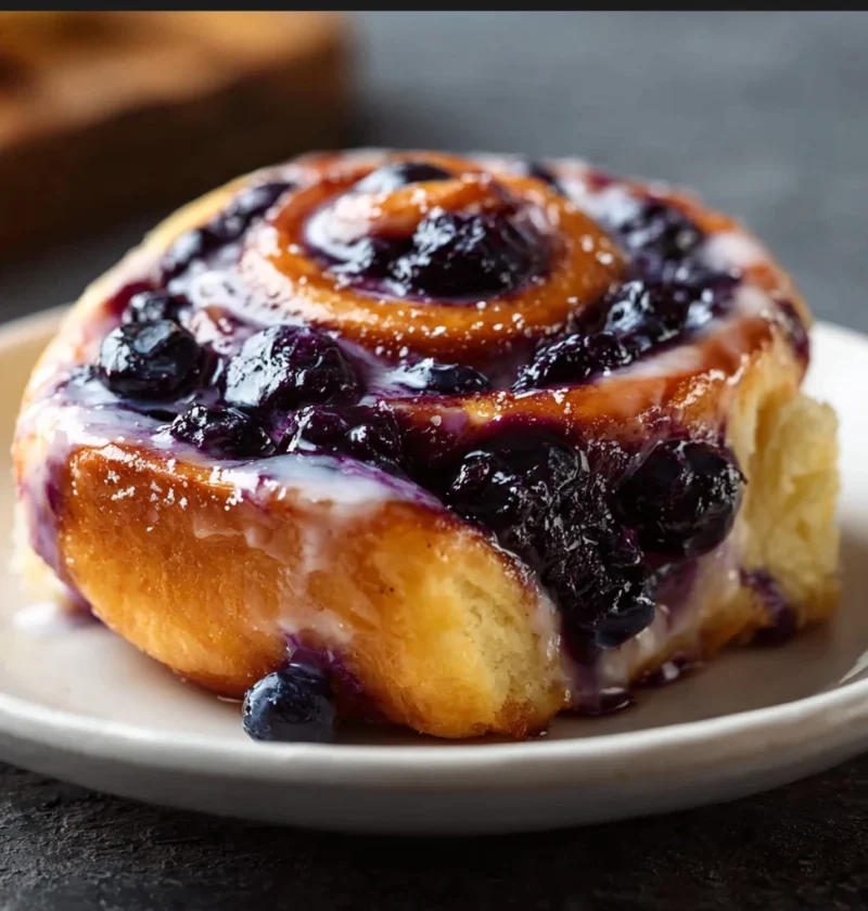Blueberry Cinnamon Rolls Recipe Easy Homemade Blueberry Cinnamon Rolls Best Blueberry Cinnamon Roll Recipe Vegan Blueberry...