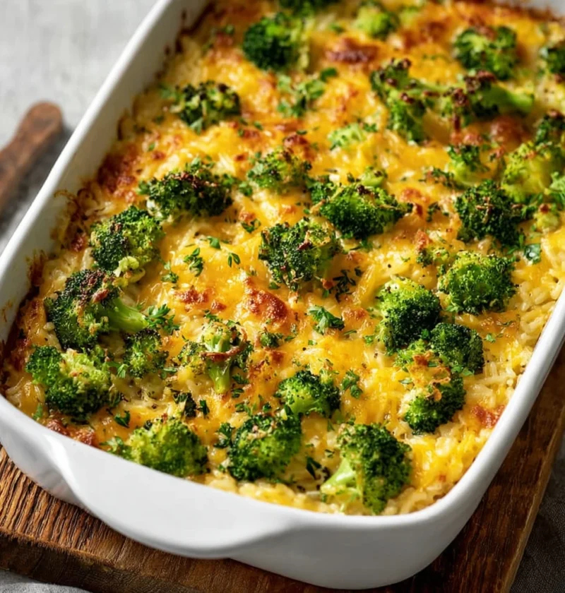 Broccoli Rice Casserole Cheese