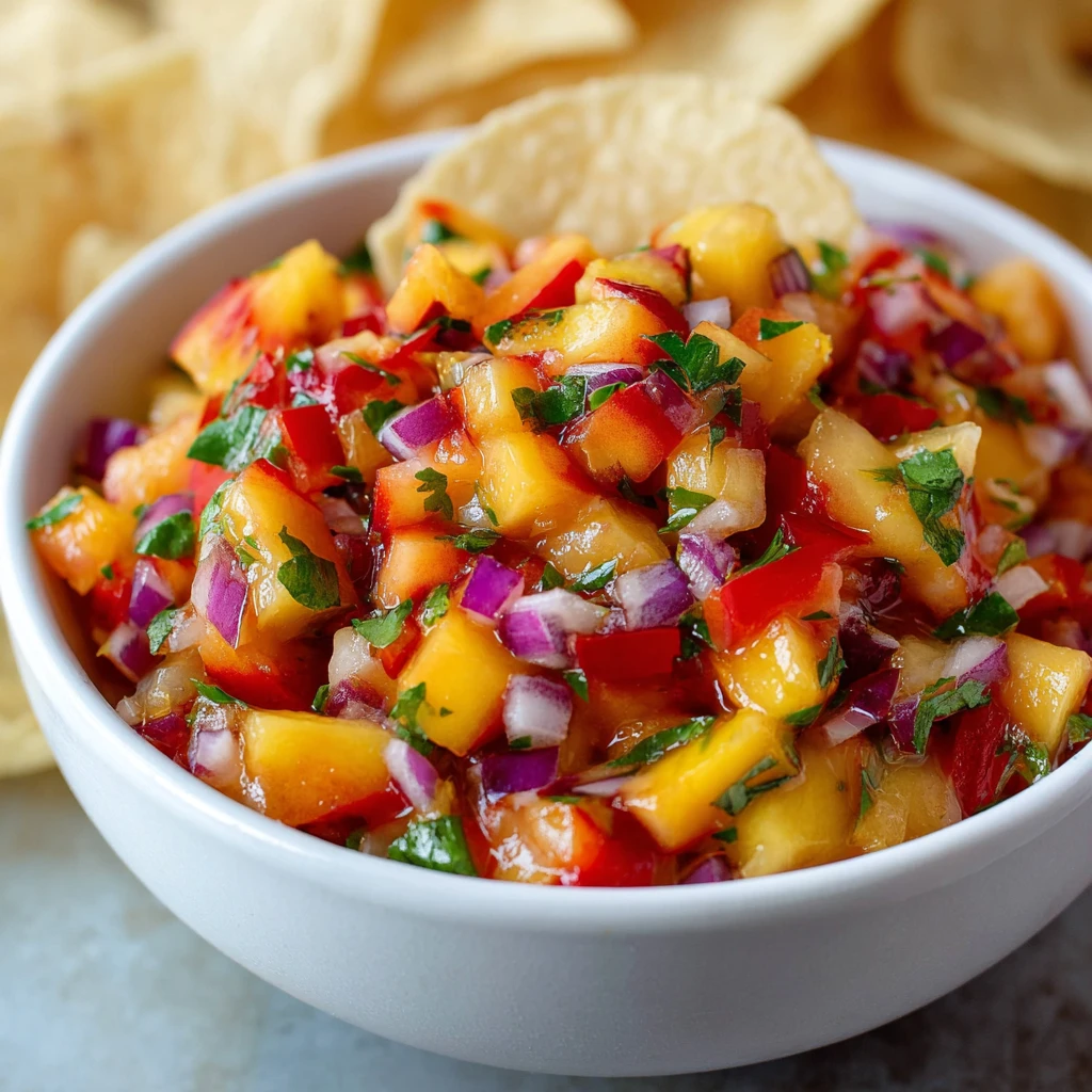 Fresh Peach Salsa
