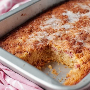 Grandma’s Rhubarb Cake Recipe