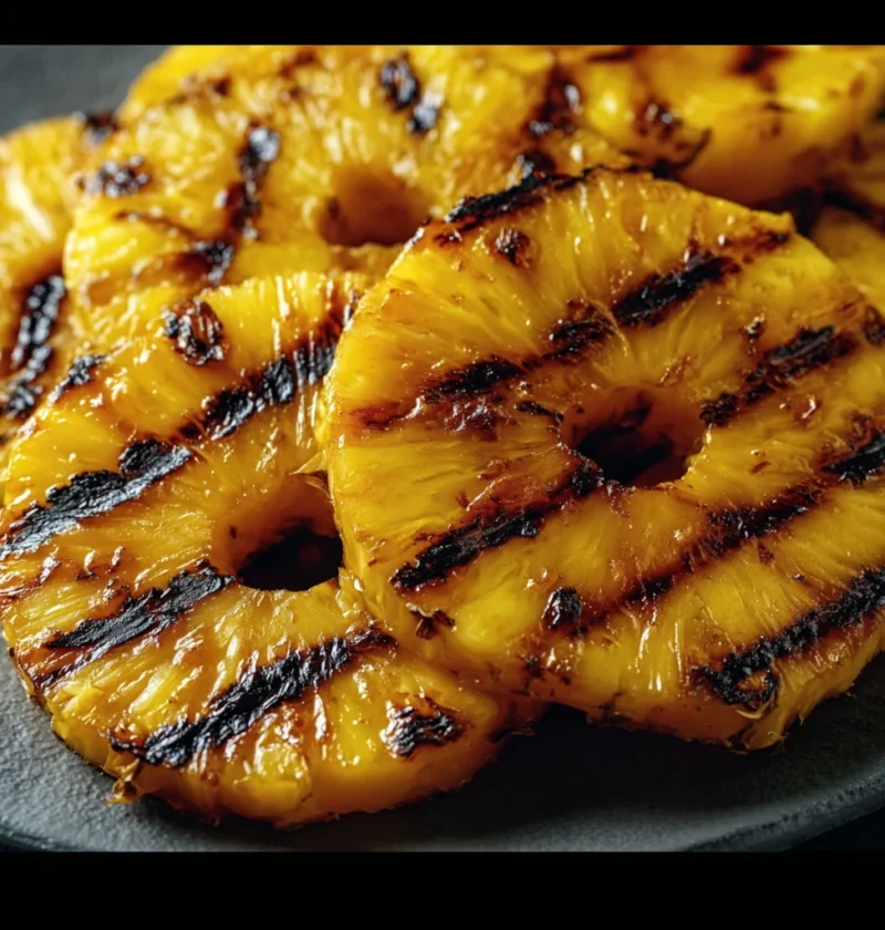 Grilled Pineapple Recipe Ideas Easy Grilled Pineapple Dessert Savory Grilled Pineapple Marinade Best Grilled Pineapple For...