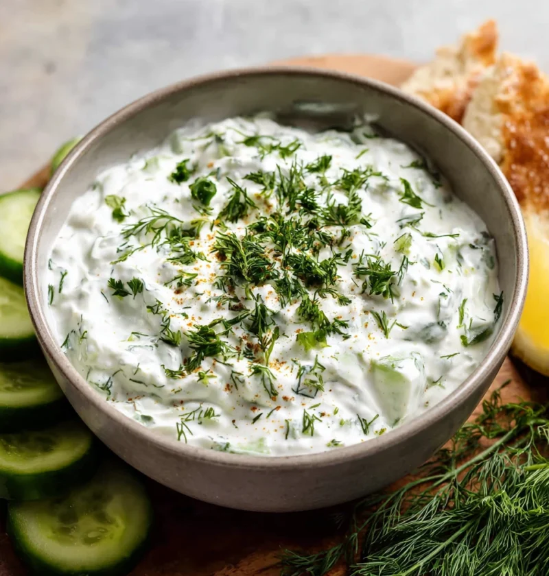 Homemade Tzatziki Saucerecipe