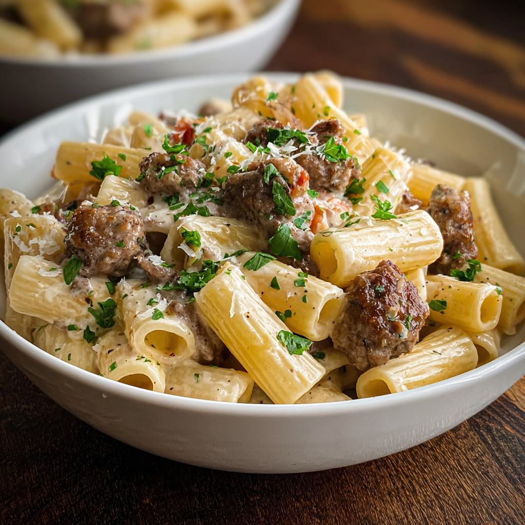 Philly Cheesesteak Pasta