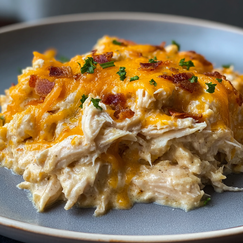 Crack Chicken Casserole: Cheesy, Creamy, & Easy!