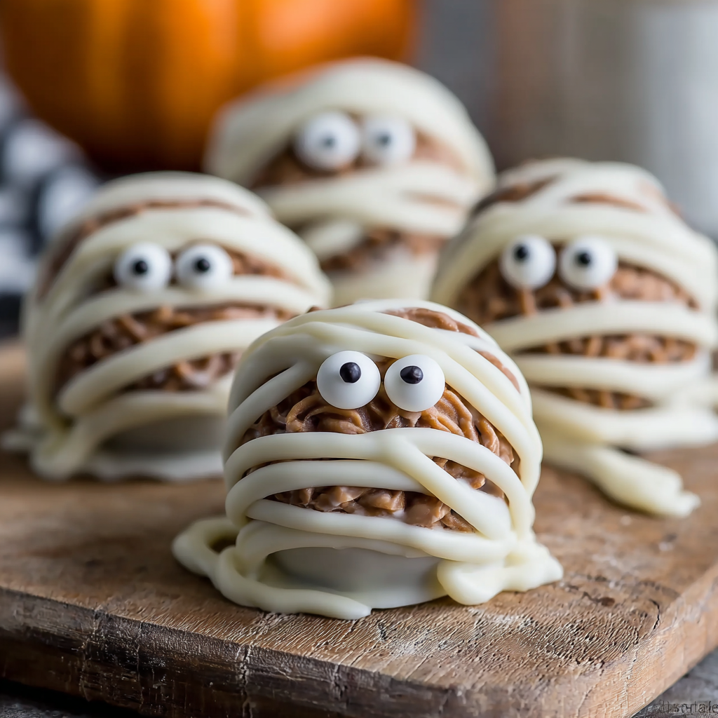 Pumpkin Spice Oreo Truffle Mummies: A Spooky-Sweet Halloween Treat
