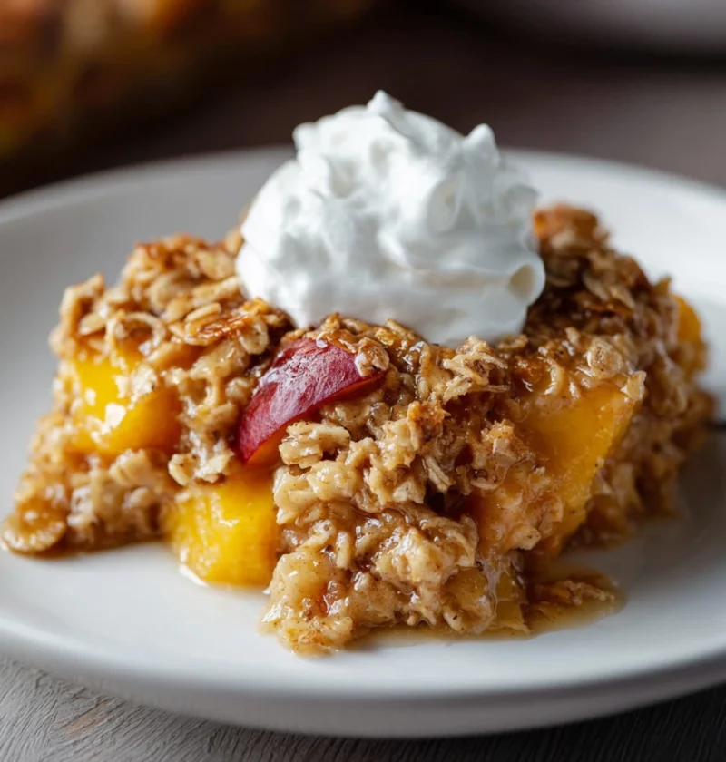 Peach Baked Oatmeal