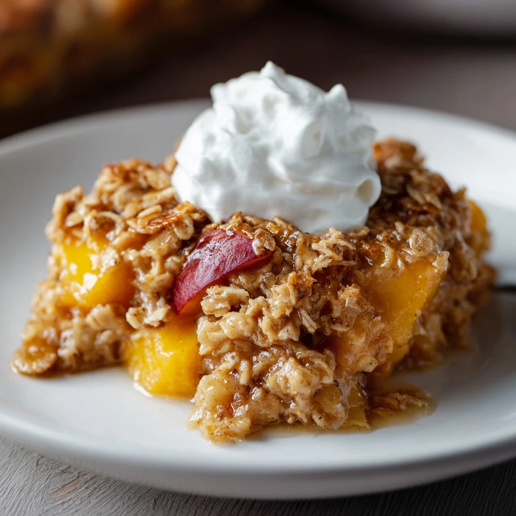 Peach Baked Oatmeal