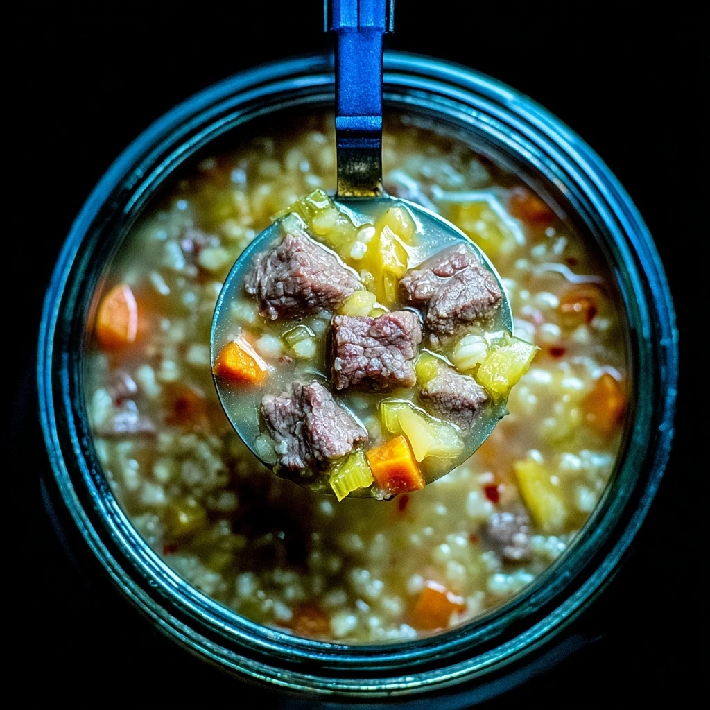 Slow Cooker Beef Barley Soup