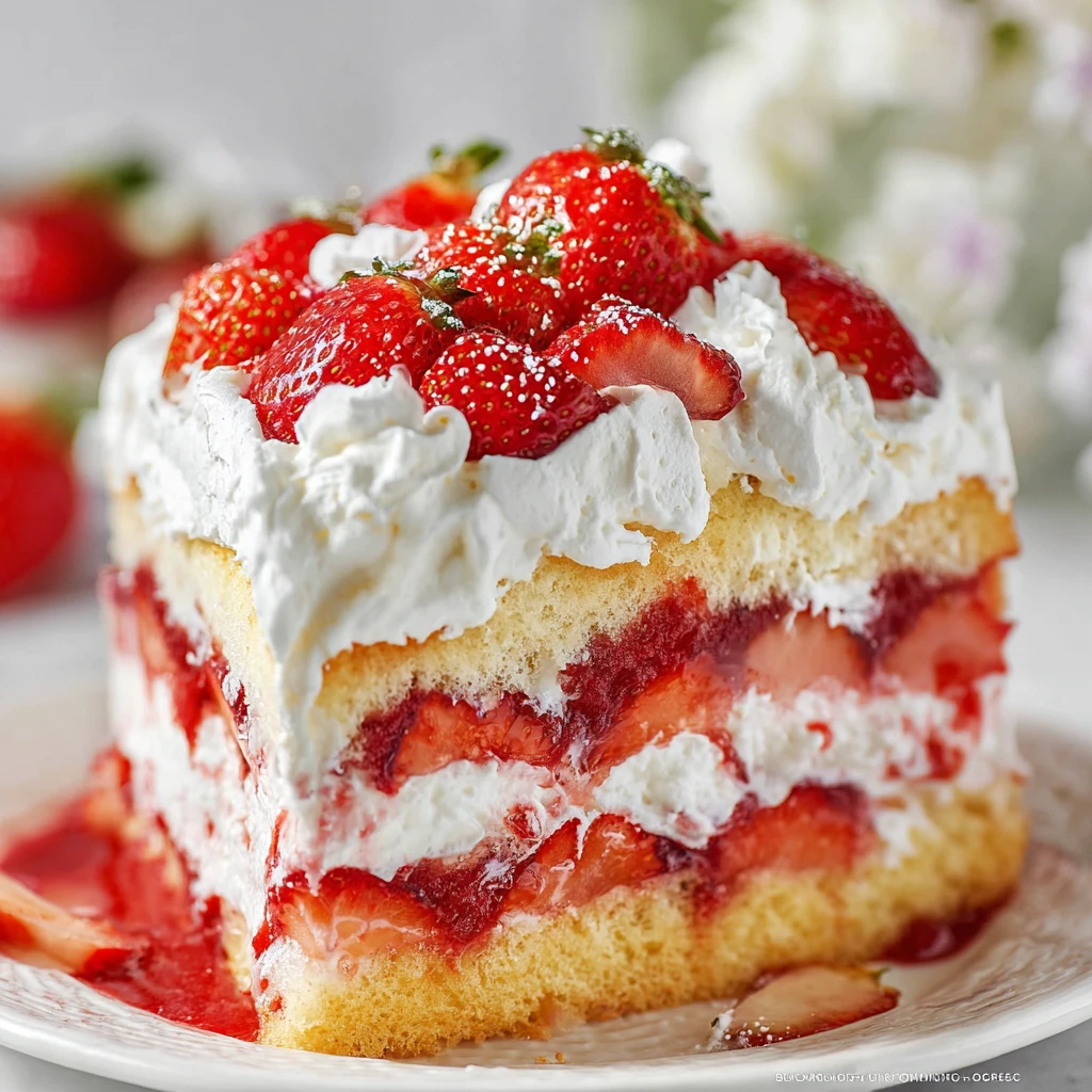 Strawberry Heaven On Earth Cake