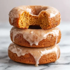 Wholesome Baked Pumpkin Donuts with Maple Glaze Recipe