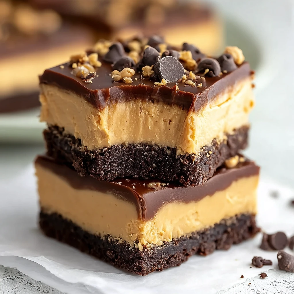 Chocolate Peanut Butter Dream Bars