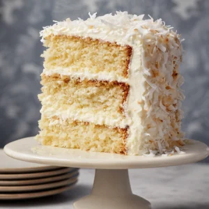 Coconut Cake with Cream Cheese Frosting