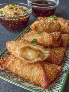 CRAB RANGOON EGG ROLLS