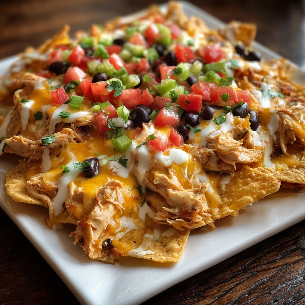 Best Creamy Chicken Nachos Recipe at Home