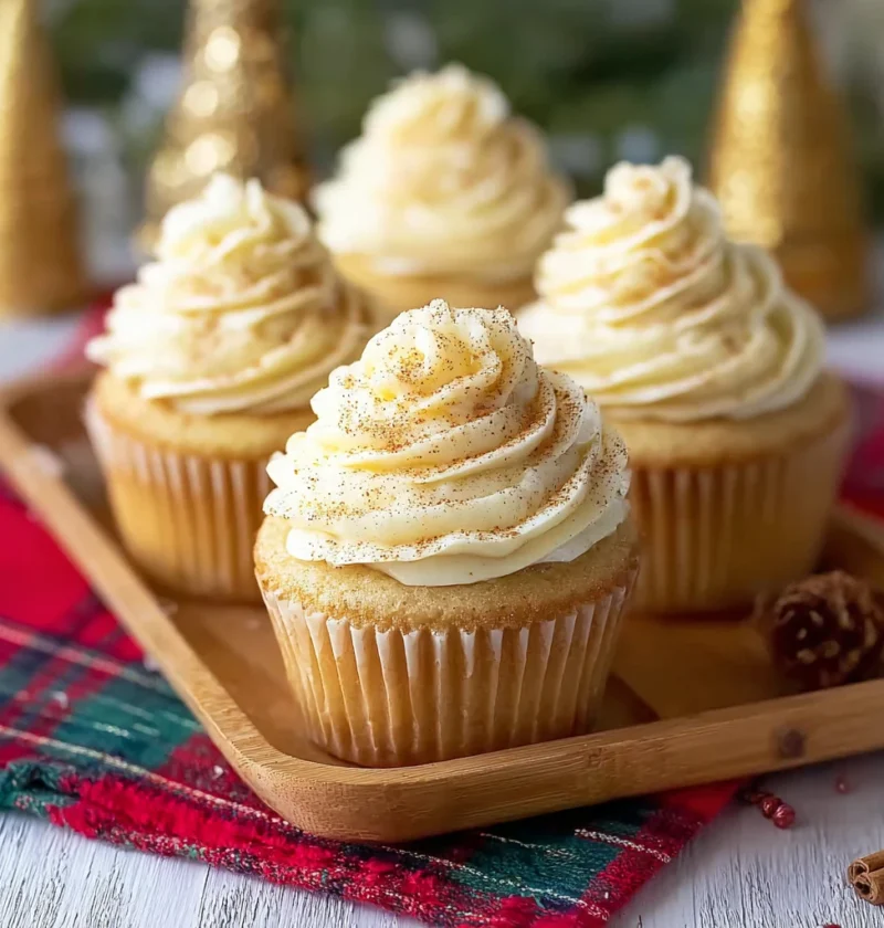 Best Eggnog Cupcakes Recipe Homemade Eggnog Cupcakes For Christmas Gluten-free Eggnog Cupcakes Vegan Eggnog Cupcake Recipe...