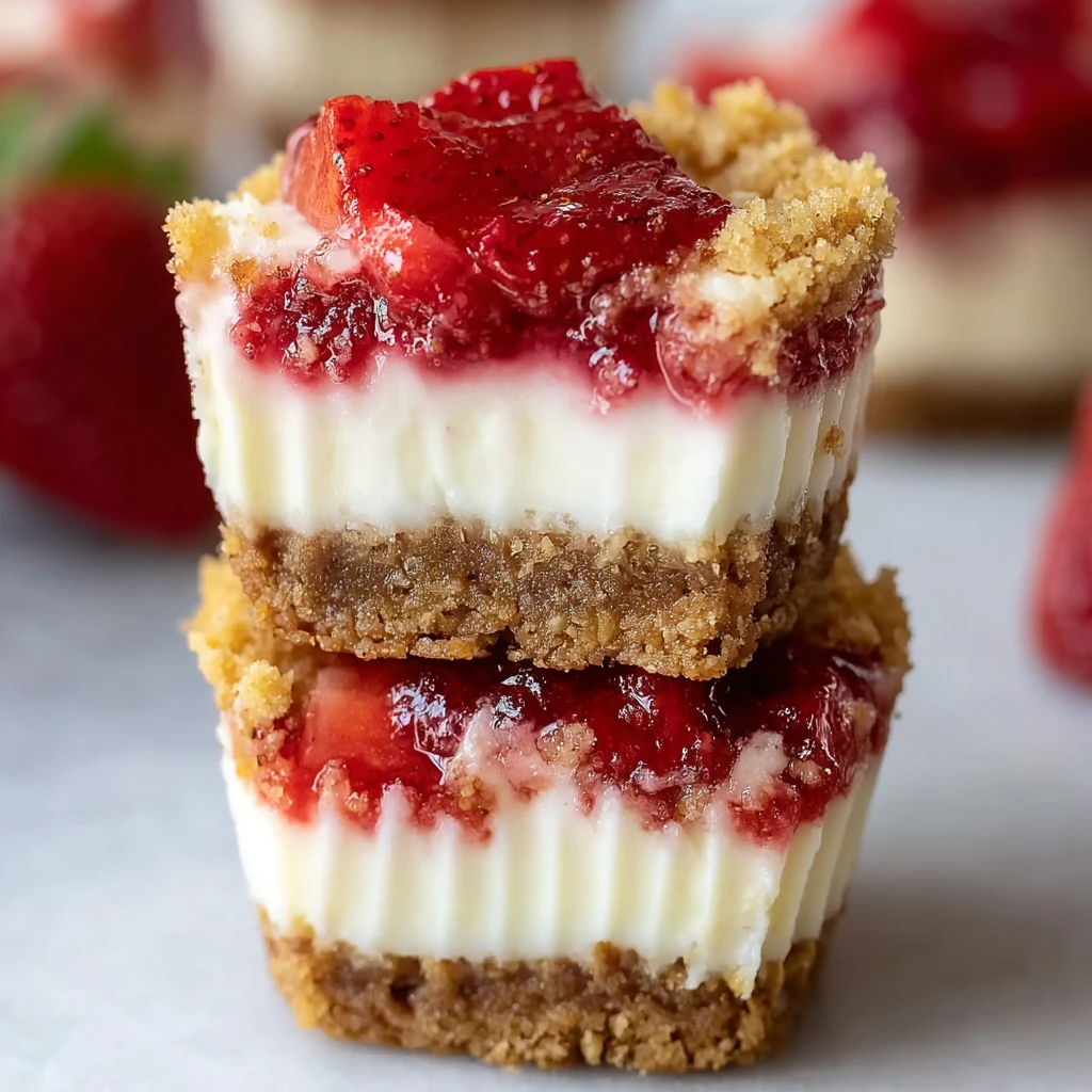 Irresistible Mini Strawberry Cheesecakes