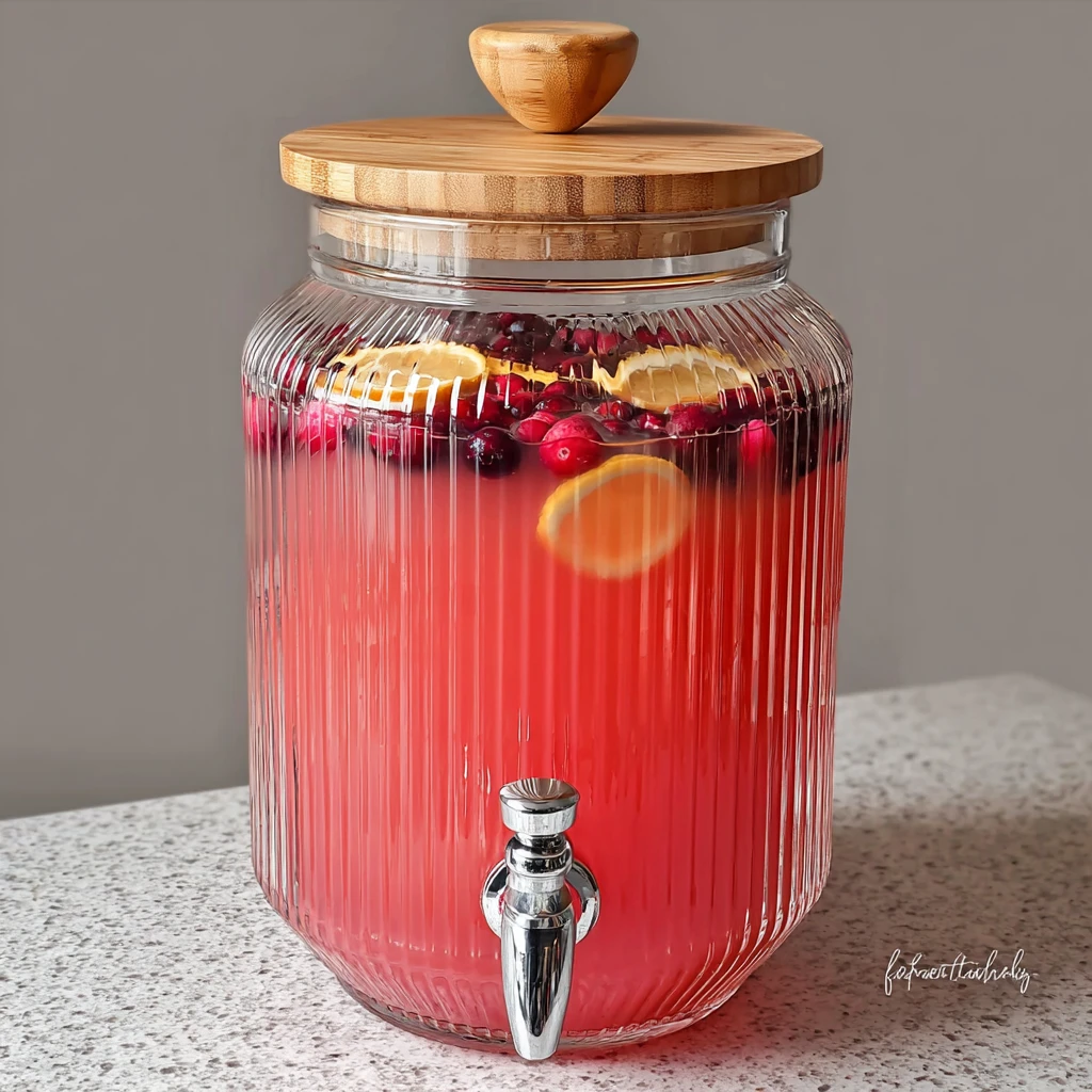 Orange Cranberry Holiday Punch