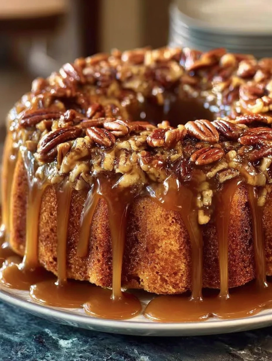 Pecan Upside Down Cake