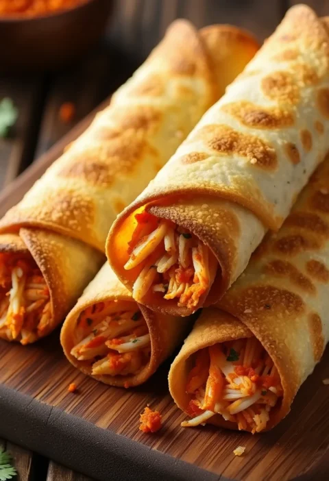 Easy Buffalo Chicken Taquitos Recipe Baked Buffalo Chicken Taquitos How To Make Buffalo Chicken Taquitos Low Carb Buffalo ...